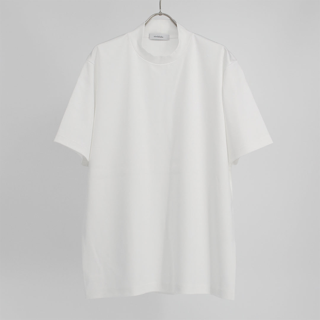 [480832] 88/2 Double Mercerized Supima Cotton Under Jacket Mock Neck Interlock T-Shirt