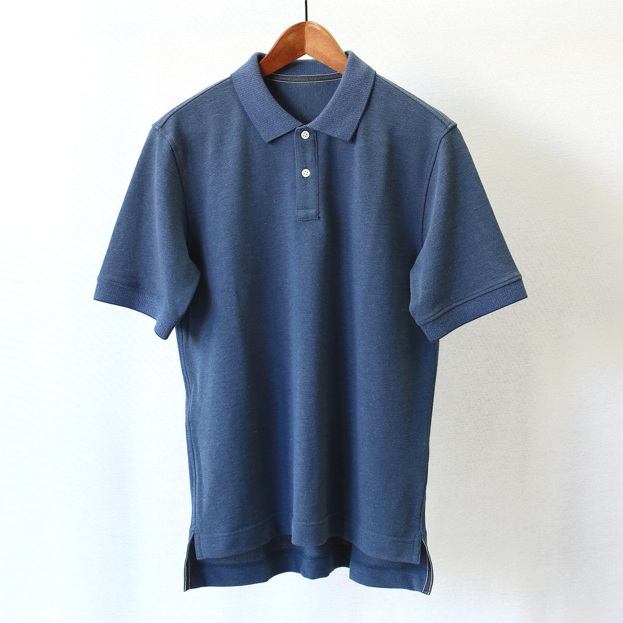 [480802] 40/2 Suvin Gold Cotton Short Sleeve Pique Polo Shirt